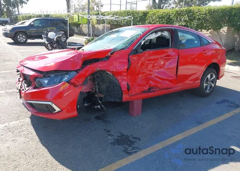 2020 Honda Civic Lx z USA, uszkodzony, nr VIN 2HGFC2F68LH559340